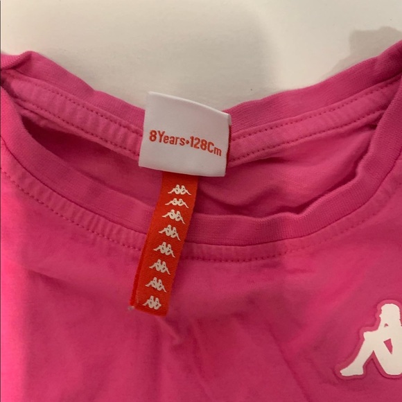 Pink Kappa T-Shirt Size 8 - Picture 2 of 3